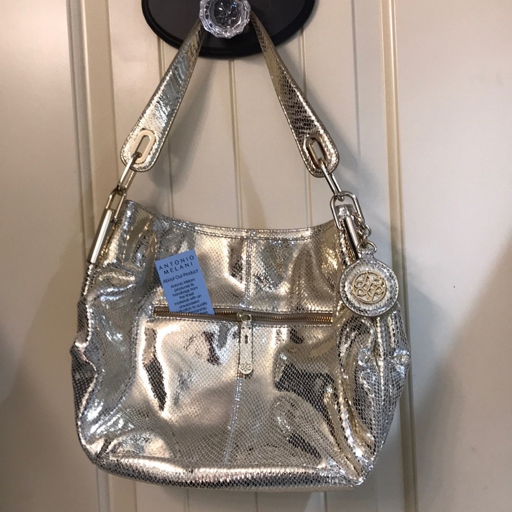 Gold Antonio Melani handbag
